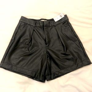 Abercrombie Leather Shorts